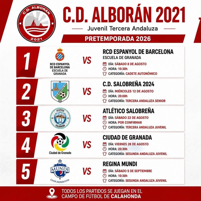 Pretemporada del Juvenil A